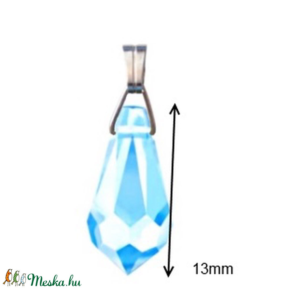 Ékszerek-medálok: Swarovski csepp medál, ezüstözött kapoccsal SSZEB-SW6000-M13 - ékszer - nyaklánc - medál - Meska.hu Ékszerek-medálok: Swarovski csepp medál, ezüstözött kapoccsal SSZEB-SW6000-M13 - ékszer - nyaklánc - medál - Meska.hu