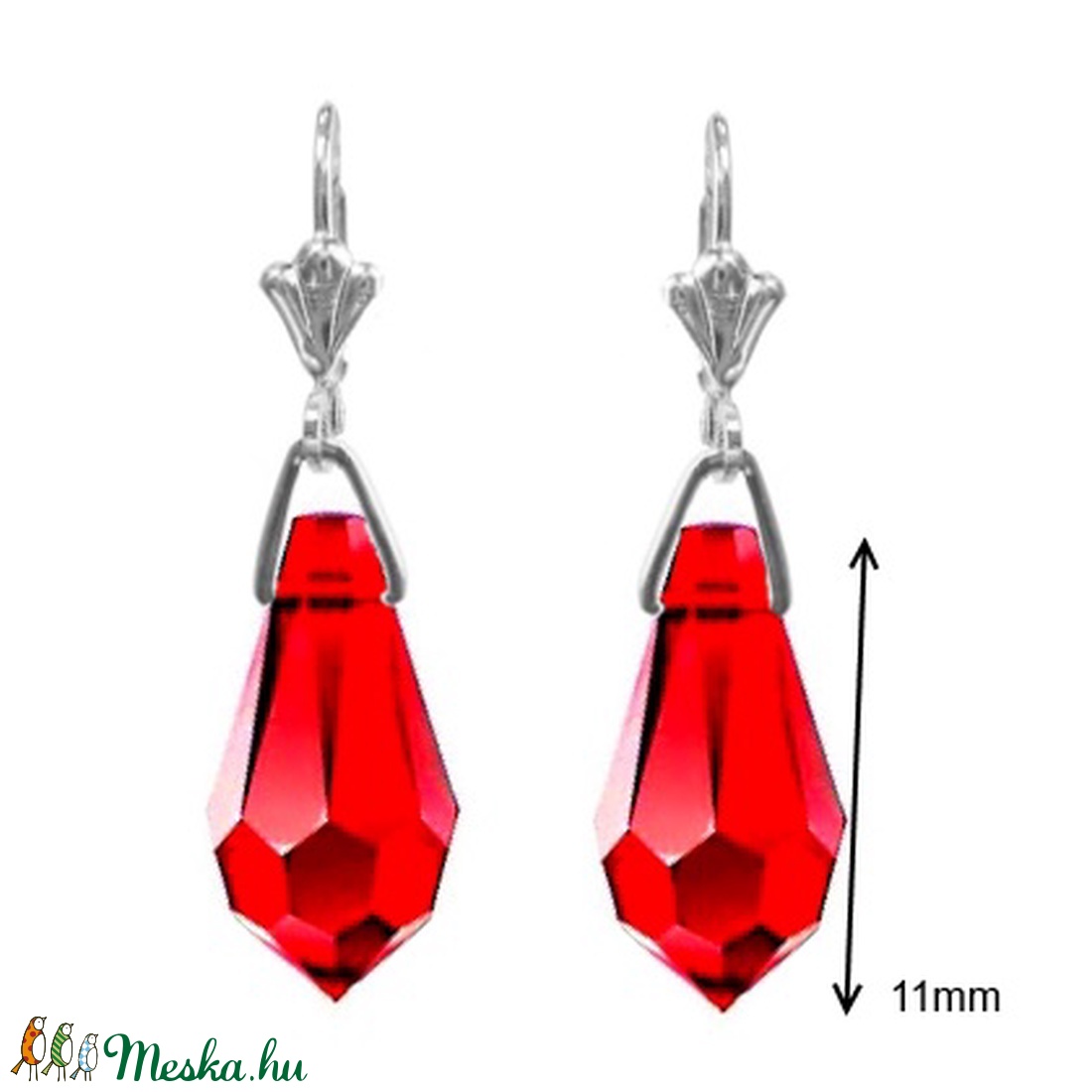 Ékszerek-fülbevalók: Swarovski csepp fülbevaló, ezüstözött kapoccsal SSZEB-SW6000-F11 - ékszer - fülbevaló - lógó fülbevaló - Meska.hu Ékszerek-fülbevalók: Swarovski csepp fülbevaló, ezüstözött kapoccsal SSZEB-SW6000-F11 - ékszer - fülbevaló - lógó fülbevaló - Meska.hu