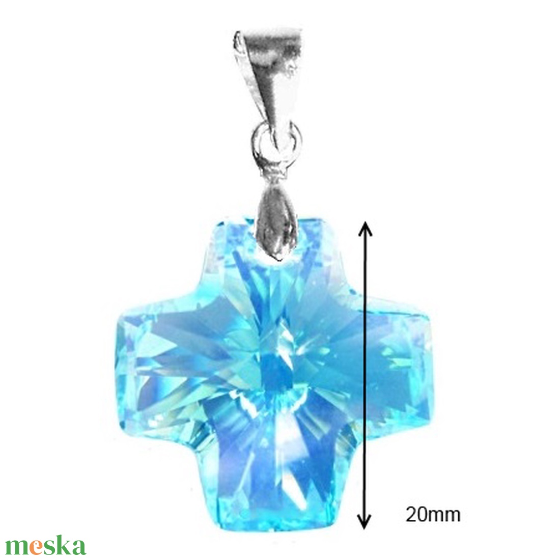 Swarovski kristály medál -20mm-es kereszt több színben - ékszer - nyaklánc - medál - Meska.hu Swarovski kristály medál -20mm-es kereszt több színben - ékszer - nyaklánc - medál - Meska.hu