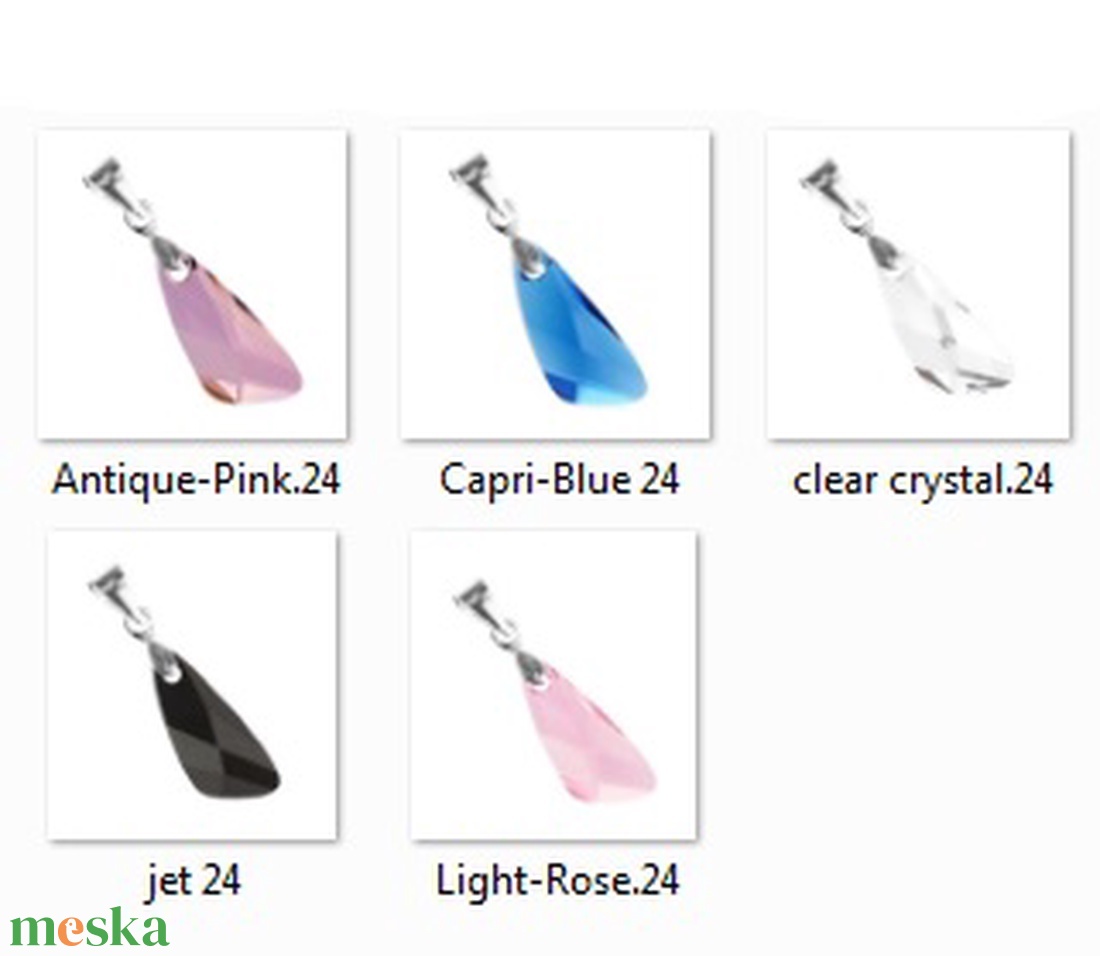 Swarovski kristály medál -23mm-es wing több színben - ékszer - nyaklánc - medál - Meska.hu Swarovski kristály medál -23mm-es wing több színben - ékszer - nyaklánc - medál - Meska.hu