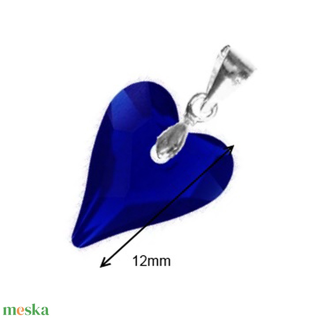 Swarovski kristály medál -12mm-es wild szív több színben - ékszer - nyaklánc - medál - Meska.hu Swarovski kristály medál -12mm-es wild szív több színben - ékszer - nyaklánc - medál - Meska.hu