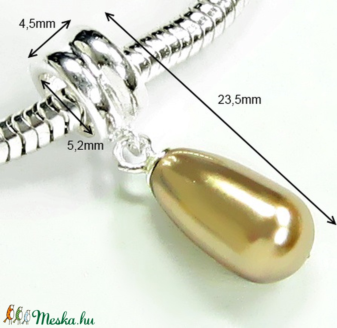 925-ös sterling ezüst medál / pandora EM-P 16 - gyöngy, ékszerkellék - fém köztesek - Meska.hu 925-ös sterling ezüst medál / pandora EM-P 16 - gyöngy, ékszerkellék - fém köztesek - Meska.hu