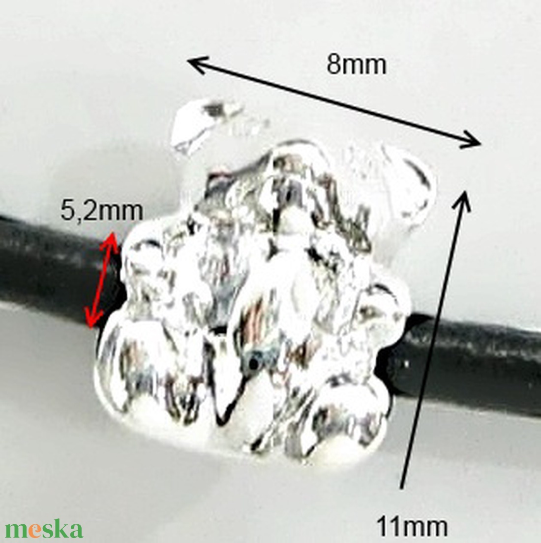 925-ös sterling ezüst medál / pandora EM-P 17 - gyöngy, ékszerkellék - fém köztesek - Meska.hu 925-ös sterling ezüst medál / pandora EM-P 17 - gyöngy, ékszerkellék - fém köztesek - Meska.hu