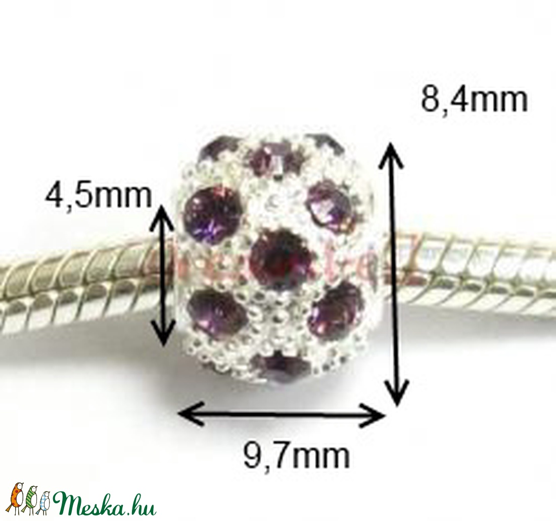 925-ös sterling ezüst medál / pandora EM-P 21 - gyöngy, ékszerkellék - fém köztesek - Meska.hu 925-ös sterling ezüst medál / pandora EM-P 21 - gyöngy, ékszerkellék - fém köztesek - Meska.hu