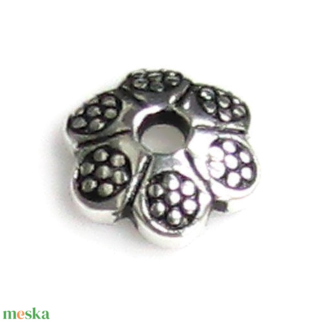 925-ös sterling ezüst ékszerkellék: gyöngykupak EGYK 24 2db/cs - gyöngy, ékszerkellék - fém köztesek - Meska.hu 925-ös sterling ezüst ékszerkellék: gyöngykupak EGYK 24 2db/cs - gyöngy, ékszerkellék - fém köztesek - Meska.hu