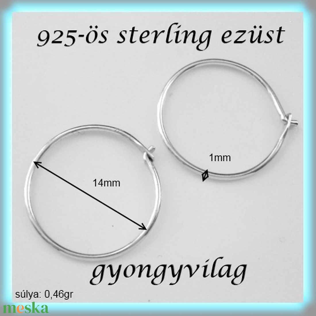 925-ös ezüst fülbevaló kapocs biztonsági kapoccsal EFK K 07 - gyöngy, ékszerkellék - egyéb alkatrész - Meska.hu 925-ös ezüst fülbevaló kapocs biztonsági kapoccsal EFK K 07 - gyöngy, ékszerkellék - egyéb alkatrész - Meska.hu