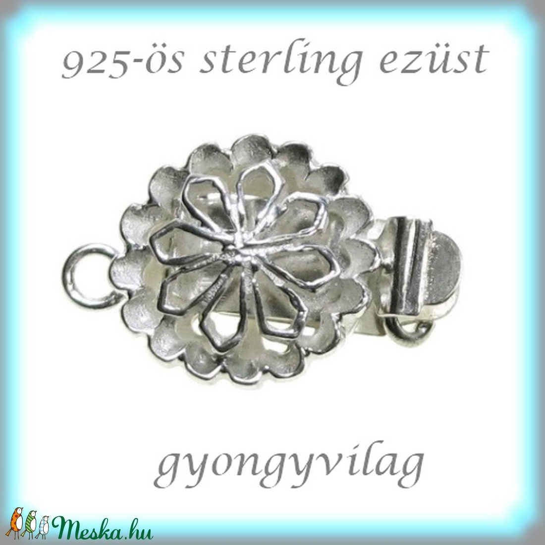 925-ös ezüst 1soros lánckapocs ELK 1S 34 - gyöngy, ékszerkellék - egyéb alkatrész - Meska.hu 925-ös ezüst 1soros lánckapocs ELK 1S 34 - gyöngy, ékszerkellék - egyéb alkatrész - Meska.hu