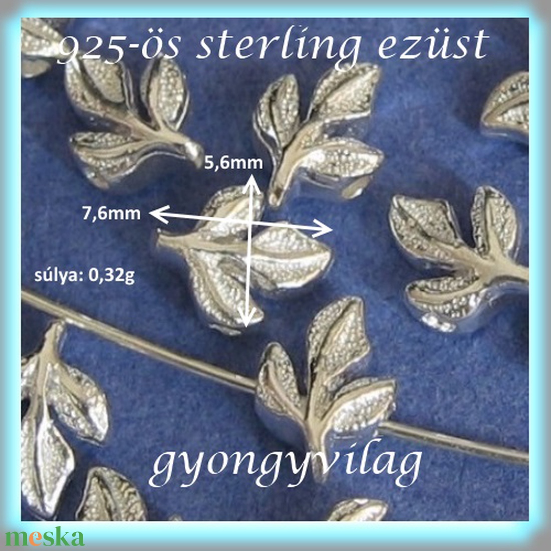 925-ös sterling ezüst ékszerkellék: köztes / gyöngy / dísz EKÖ 64 1db/csomag - kellékek & szerszámok - gyöngyfűzés kellékek - fém köztesek - Meska.hu 925-ös sterling ezüst ékszerkellék: köztes / gyöngy / dísz EKÖ 64 1db/csomag - kellékek & szerszámok - gyöngyfűzés kellékek - fém köztesek - Meska.hu