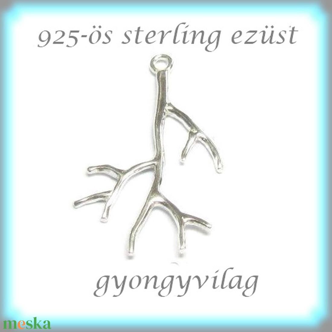 925-ös finomságú sterling ezüst kandeláber/ továbbépíthető köztes /tartó elem EKA 41 - gyöngy, ékszerkellék - egyéb alkatrész - Meska.hu 925-ös finomságú sterling ezüst kandeláber/ továbbépíthető köztes /tartó elem EKA 41 - gyöngy, ékszerkellék - egyéb alkatrész - Meska.hu