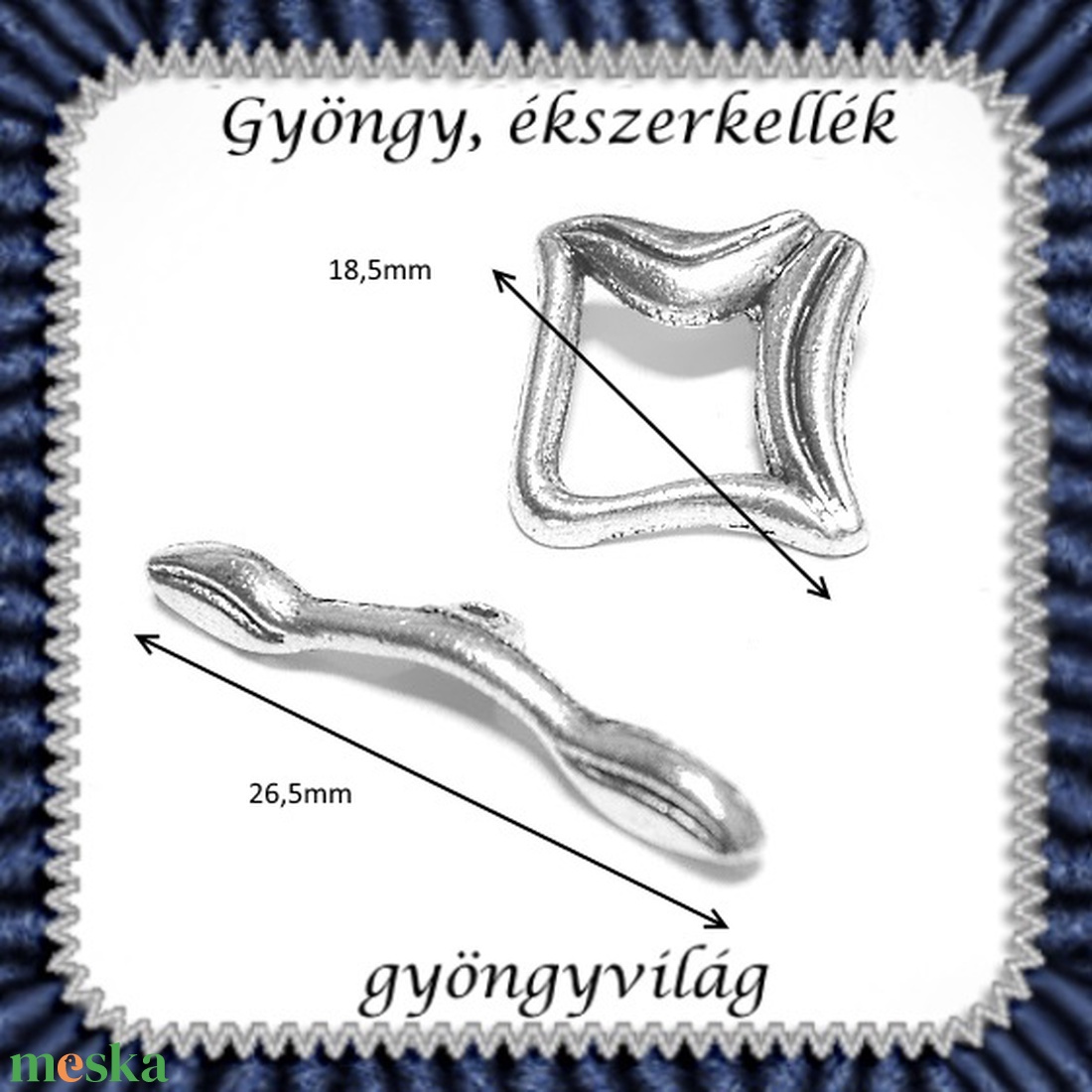 Ékszerkellék: lánckapocs BLK-T01 T kapocs 3 szett - kellékek & szerszámok - gyöngyfűzés kellékek - egyéb alkatrész - Meska.hu Ékszerkellék: lánckapocs BLK-T01 T kapocs 3 szett - kellékek & szerszámok - gyöngyfűzés kellékek - egyéb alkatrész - Meska.hu