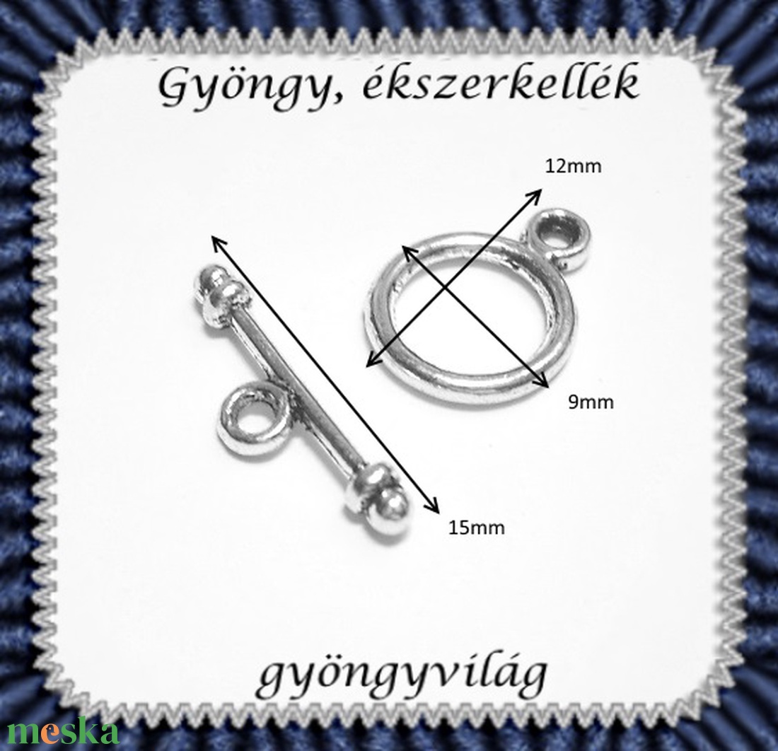 Ékszerkellék: lánckapocs BLK-T02 T kapocs 5szett - kellékek & szerszámok - gyöngyfűzés kellékek - egyéb alkatrész - Meska.hu Ékszerkellék: lánckapocs BLK-T02 T kapocs 5szett - kellékek & szerszámok - gyöngyfűzés kellékek - egyéb alkatrész - Meska.hu
