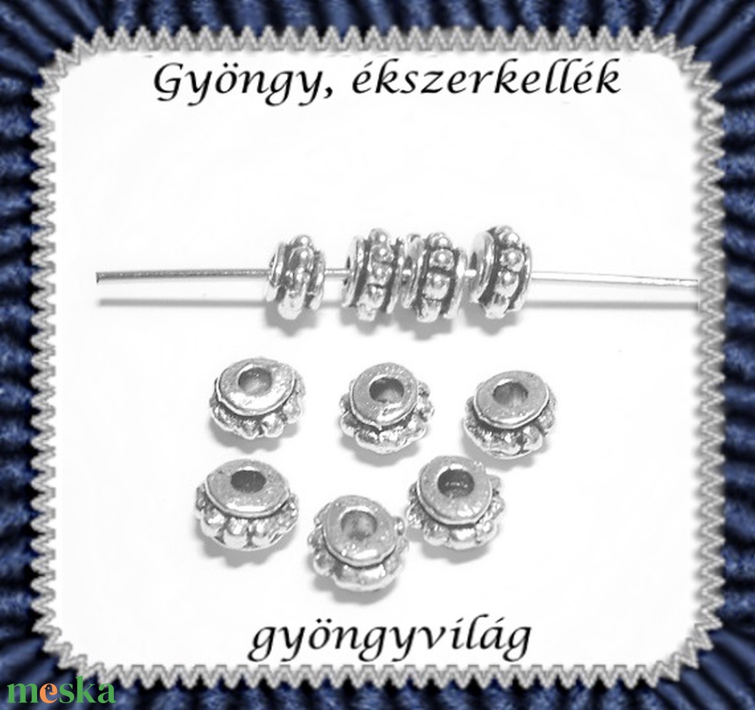 Ékszerkellék: köztes / díszítőelem / gyöngy BKÖ 1S 09 50db/csomag - gyöngy, ékszerkellék - egyéb alkatrész - Meska.hu Ékszerkellék: köztes / díszítőelem / gyöngy BKÖ 1S 09 50db/csomag - gyöngy, ékszerkellék - egyéb alkatrész - Meska.hu