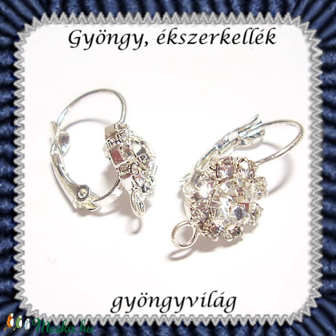 Biztonsági kapccsos fülbevaló alap 1 pár BFK-K04e - kellékek & szerszámok - gyöngyfűzés kellékek - egyéb alkatrész - Meska.hu Biztonsági kapccsos fülbevaló alap 1 pár BFK-K04e - kellékek & szerszámok - gyöngyfűzés kellékek - egyéb alkatrész - Meska.hu