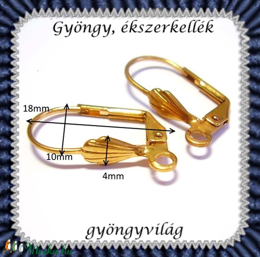 Biztonsági kapccsos fülbevaló alap 5 pár BFK-K08A - kellékek & szerszámok - ékszerkellék - fülbevaló alap - Meska.hu Biztonsági kapccsos fülbevaló alap 5 pár BFK-K08A - kellékek & szerszámok - ékszerkellék - fülbevaló alap - Meska.hu