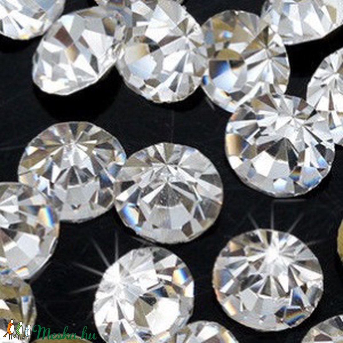  Swarovski rivoli ragasztható 20db/cs 4mm  - kellékek & szerszámok - gyöngyfűzés kellékek - swarovski kristályok - Meska.hu