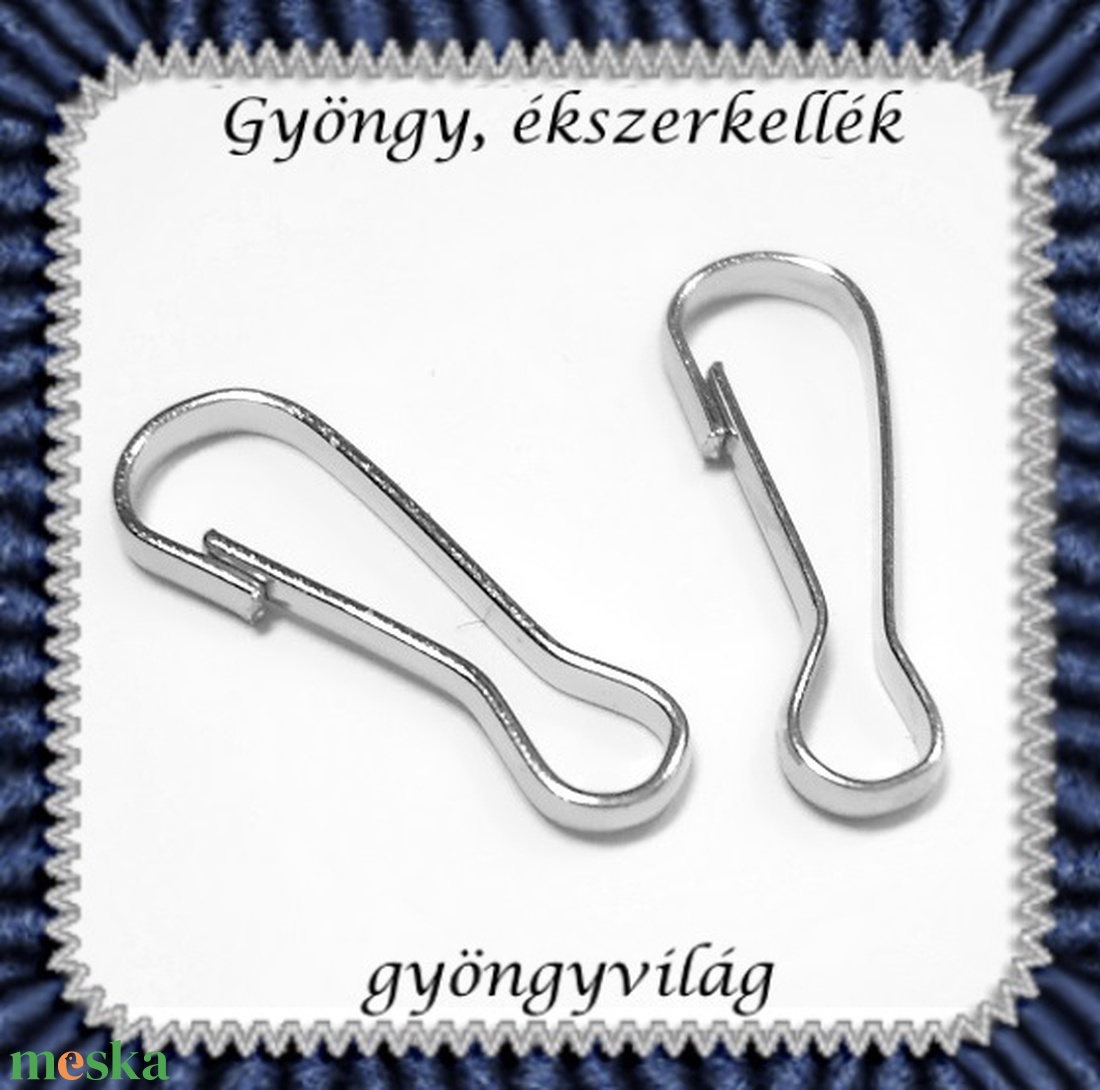 Ékszerkellék: lánckapocs BLK-1S-02 karabiner 20 db - kellékek & szerszámok - gyöngyfűzés kellékek - egyéb alkatrész - Meska.hu Ékszerkellék: lánckapocs BLK-1S-02 karabiner 20 db - kellékek & szerszámok - gyöngyfűzés kellékek - egyéb alkatrész - Meska.hu