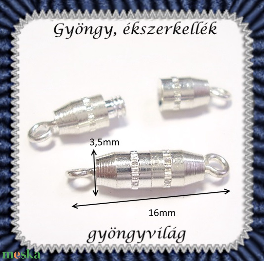 Ékszerkellék: lánckapocs BLK-1S-03 csavaros, fekete színben, 10 db - gyöngy, ékszerkellék - egyéb alkatrész - Meska.hu Ékszerkellék: lánckapocs BLK-1S-03 csavaros, fekete színben, 10 db - gyöngy, ékszerkellék - egyéb alkatrész - Meska.hu
