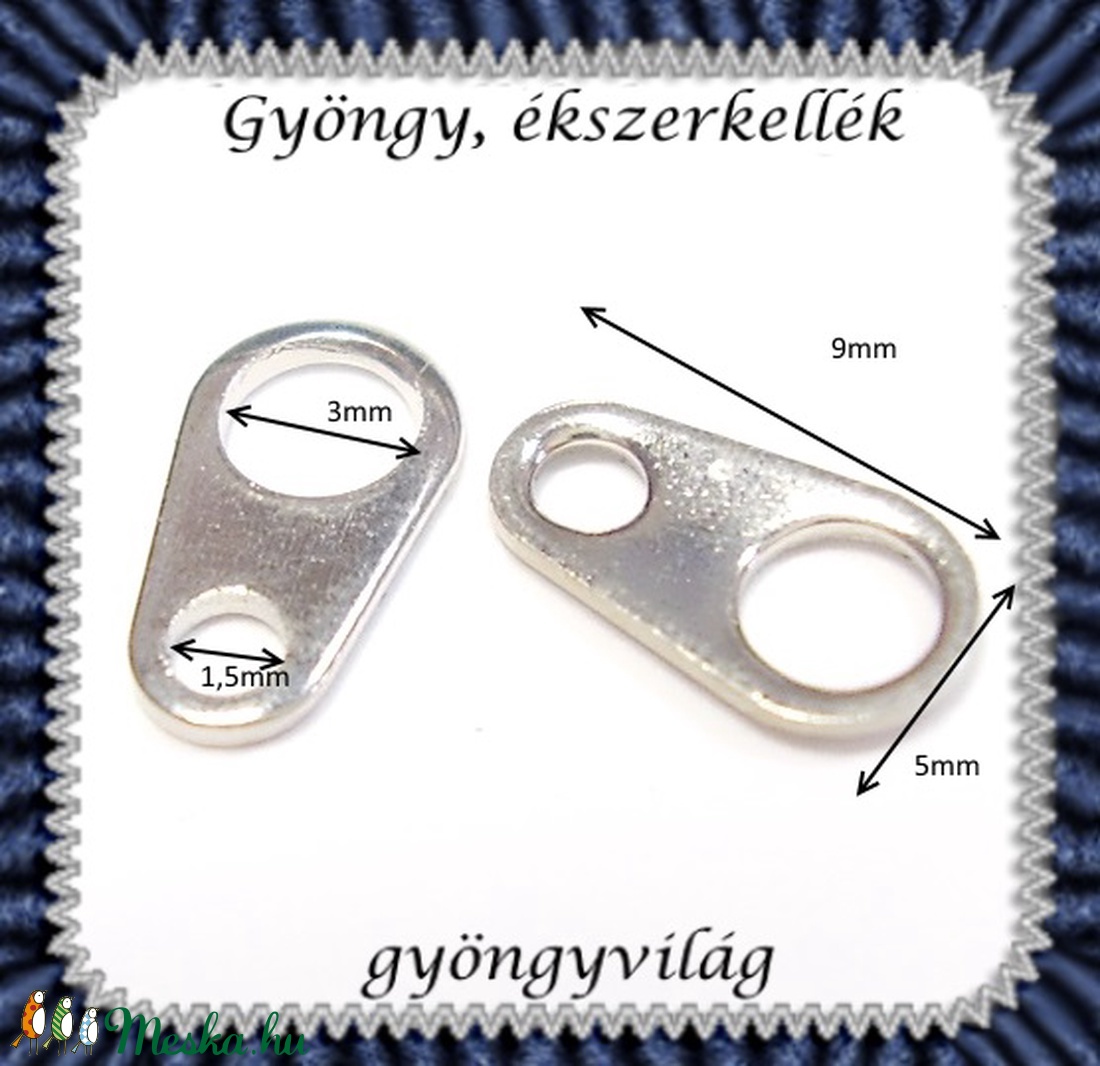 Ékszerkellék: lánckapocs BLK-V04 vég / láncvég 25 db - kellékek & szerszámok - gyöngyfűzés kellékek - egyéb alkatrész - Meska.hu Ékszerkellék: lánckapocs BLK-V04 vég / láncvég 25 db - kellékek & szerszámok - gyöngyfűzés kellékek - egyéb alkatrész - Meska.hu