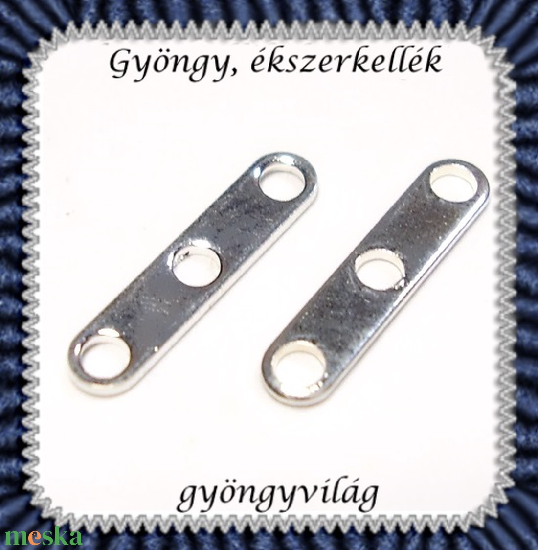 Ékszerkellék: köztes / díszítőelem / gyöngy BKÖ 3S 01 20db/csomag - kellékek & szerszámok - gyöngyfűzés kellékek - fém köztesek - Meska.hu Ékszerkellék: köztes / díszítőelem / gyöngy BKÖ 3S 01 20db/csomag - kellékek & szerszámok - gyöngyfűzés kellékek - fém köztesek - Meska.hu