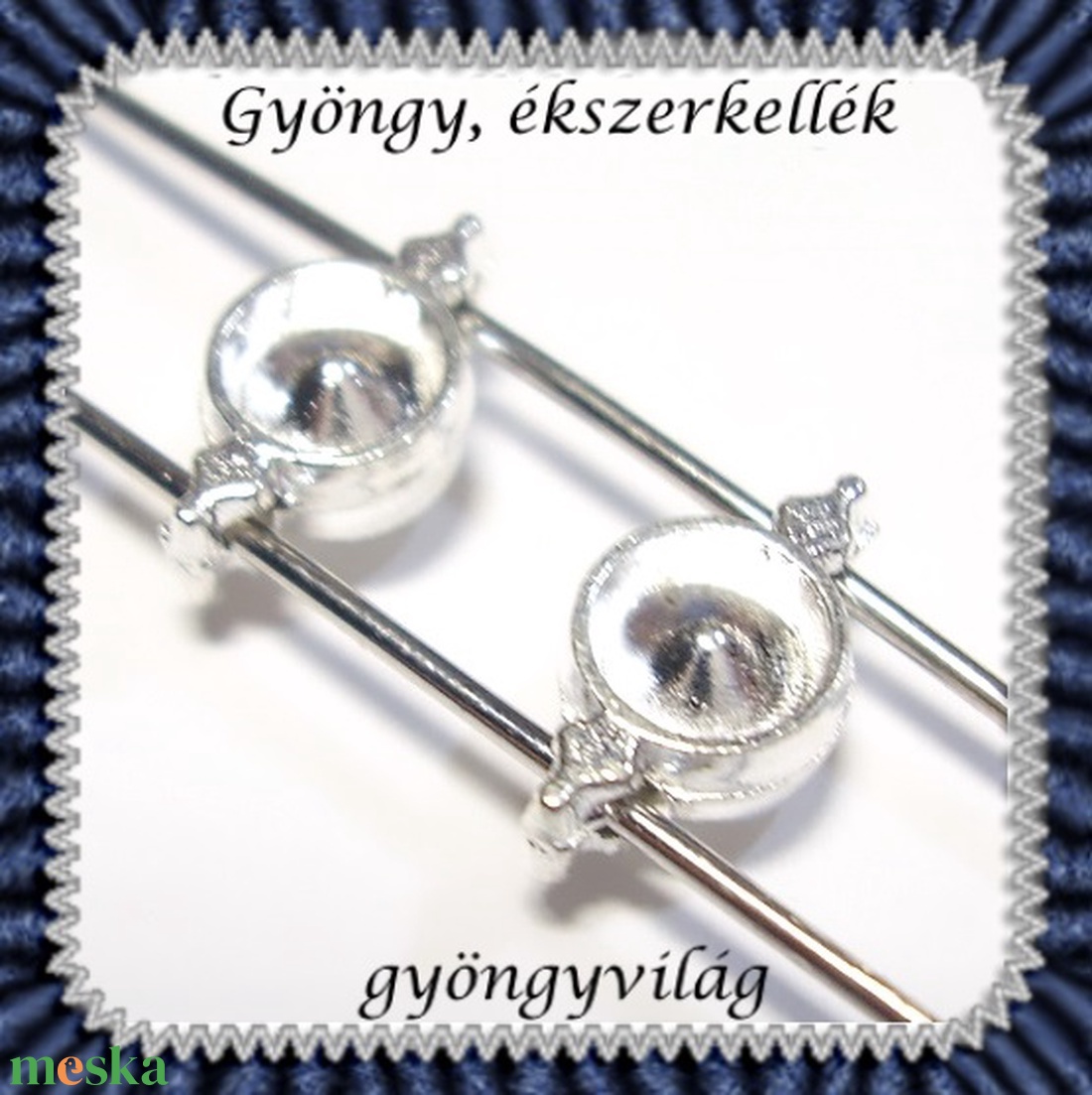 Ékszerkellék: köztes / díszítőelem / gyöngy BKÖ 2S 02 10db/csomag - kellékek & szerszámok - gyöngyfűzés kellékek - fém köztesek - Meska.hu Ékszerkellék: köztes / díszítőelem / gyöngy BKÖ 2S 02 10db/csomag - kellékek & szerszámok - gyöngyfűzés kellékek - fém köztesek - Meska.hu