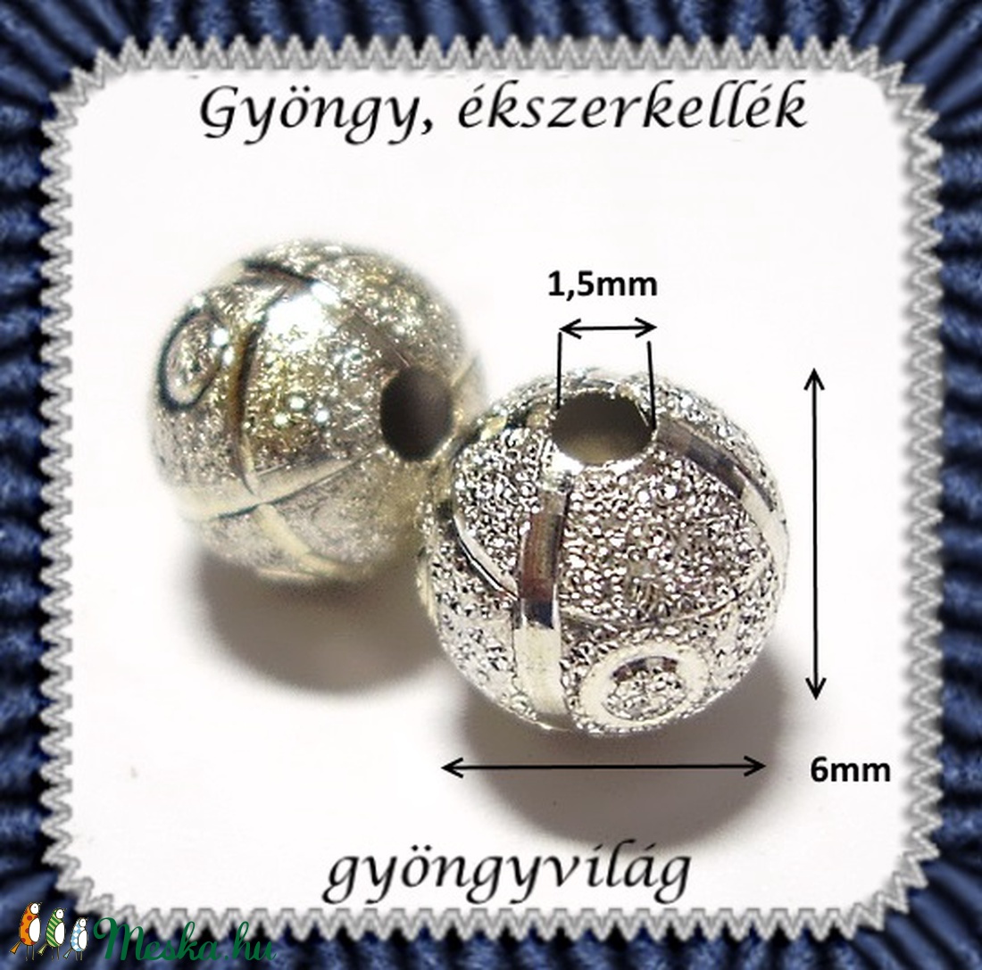 Ékszerkellék: köztes / díszítőelem / gyöngy BKÖ 1S 03 20db/csomag - gyöngy, ékszerkellék - egyéb alkatrész - Meska.hu Ékszerkellék: köztes / díszítőelem / gyöngy BKÖ 1S 03 20db/csomag - gyöngy, ékszerkellék - egyéb alkatrész - Meska.hu