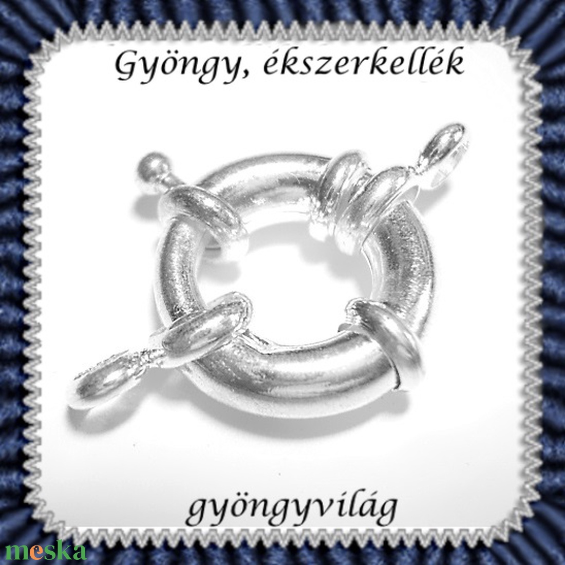 Ékszerkellék: lánckapocs BLK-1S-07 matrózkapocs nagy méretű 2db - gyöngy, ékszerkellék - egyéb alkatrész - Meska.hu Ékszerkellék: lánckapocs BLK-1S-07 matrózkapocs nagy méretű 2db - gyöngy, ékszerkellék - egyéb alkatrész - Meska.hu