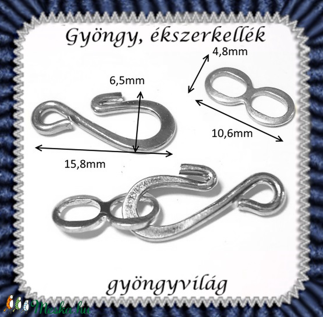 Ékszerkellék: lánckapocs BLK-1S-04 S-kapocs több színben - kellékek & szerszámok - gyöngyfűzés kellékek - egyéb alkatrész - Meska.hu Ékszerkellék: lánckapocs BLK-1S-04 S-kapocs több színben - kellékek & szerszámok - gyöngyfűzés kellékek - egyéb alkatrész - Meska.hu