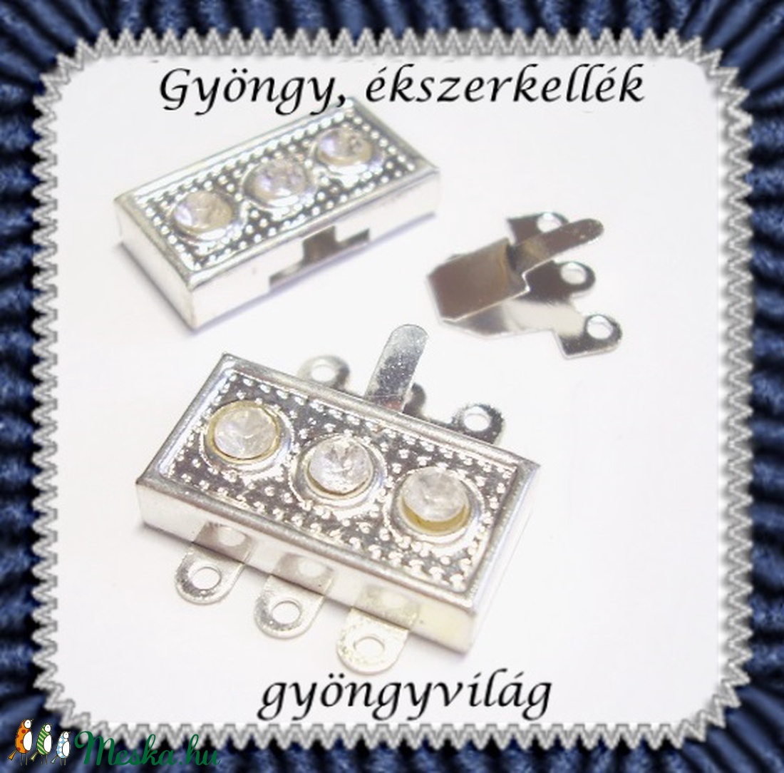 Ékszerkellék: lánckapocs BLK-3S-02 - gyöngy, ékszerkellék - egyéb alkatrész - Meska.hu Ékszerkellék: lánckapocs BLK-3S-02 - gyöngy, ékszerkellék - egyéb alkatrész - Meska.hu