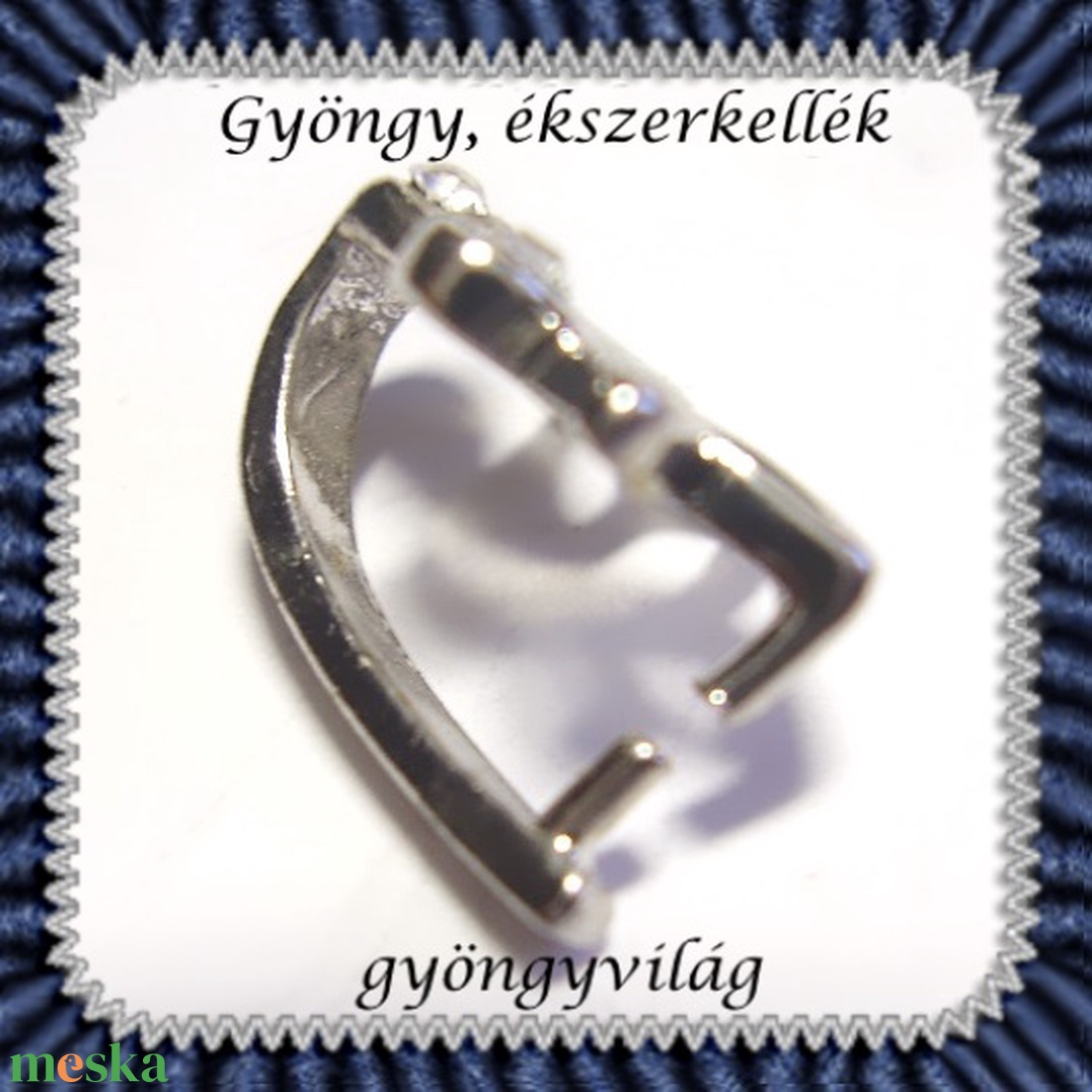 medálkapocs 1db/csomag BMK 02 - gyöngy, ékszerkellék - egyéb alkatrész - Meska.hu medálkapocs 1db/csomag BMK 02 - gyöngy, ékszerkellék - egyéb alkatrész - Meska.hu