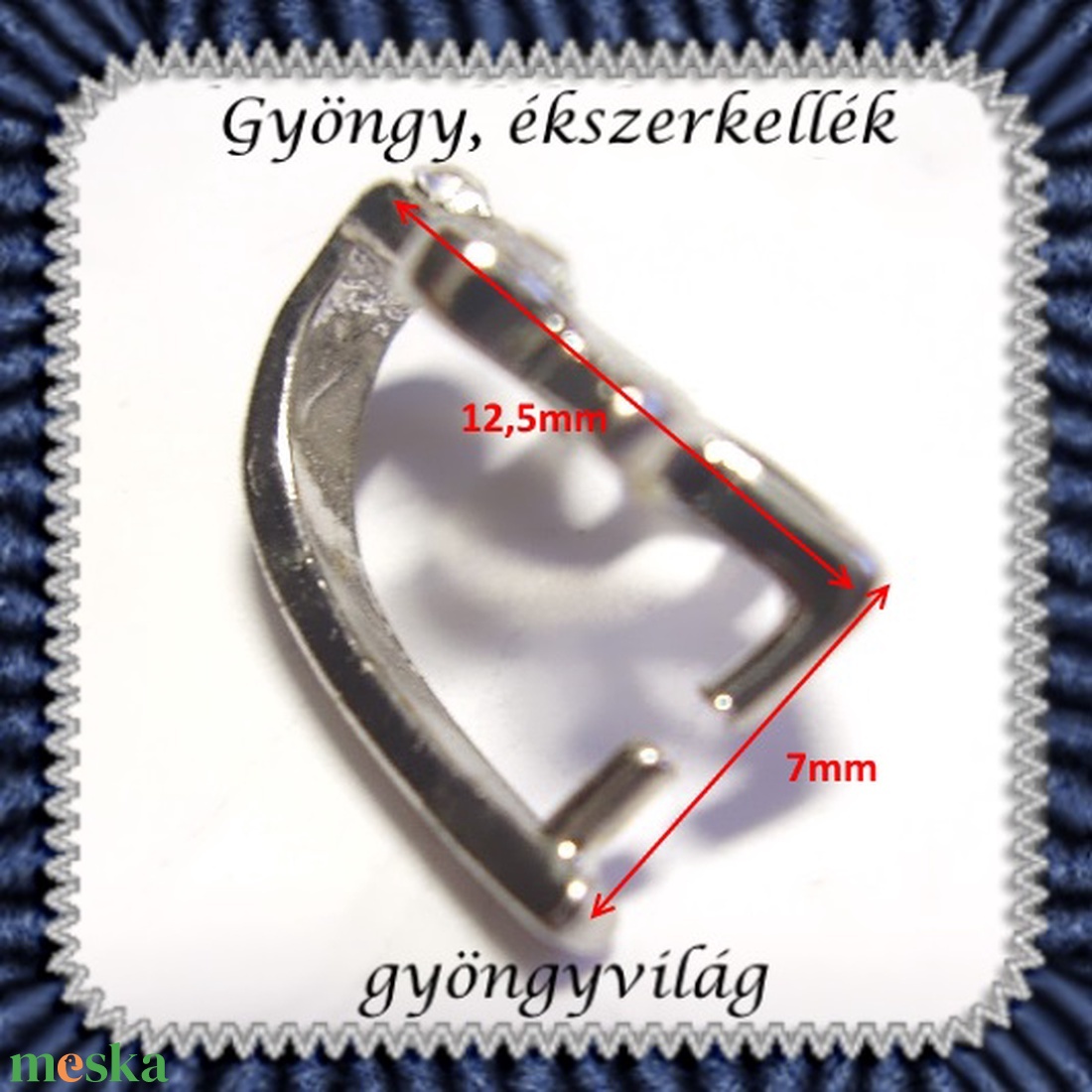 medálkapocs 1db/csomag BMK 02 - gyöngy, ékszerkellék - egyéb alkatrész - Meska.hu medálkapocs 1db/csomag BMK 02 - gyöngy, ékszerkellék - egyéb alkatrész - Meska.hu