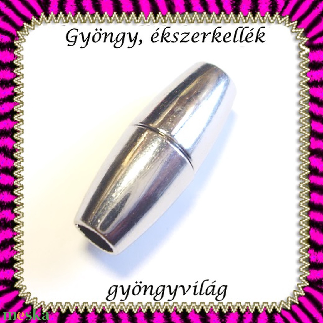 Ékszerkellék: lánckapocs BLK-1S-10 mágnes kapocs 2 db/csomag - kellékek & szerszámok - gyöngyfűzés kellékek - egyéb alkatrész - Meska.hu Ékszerkellék: lánckapocs BLK-1S-10 mágnes kapocs 2 db/csomag - kellékek & szerszámok - gyöngyfűzés kellékek - egyéb alkatrész - Meska.hu