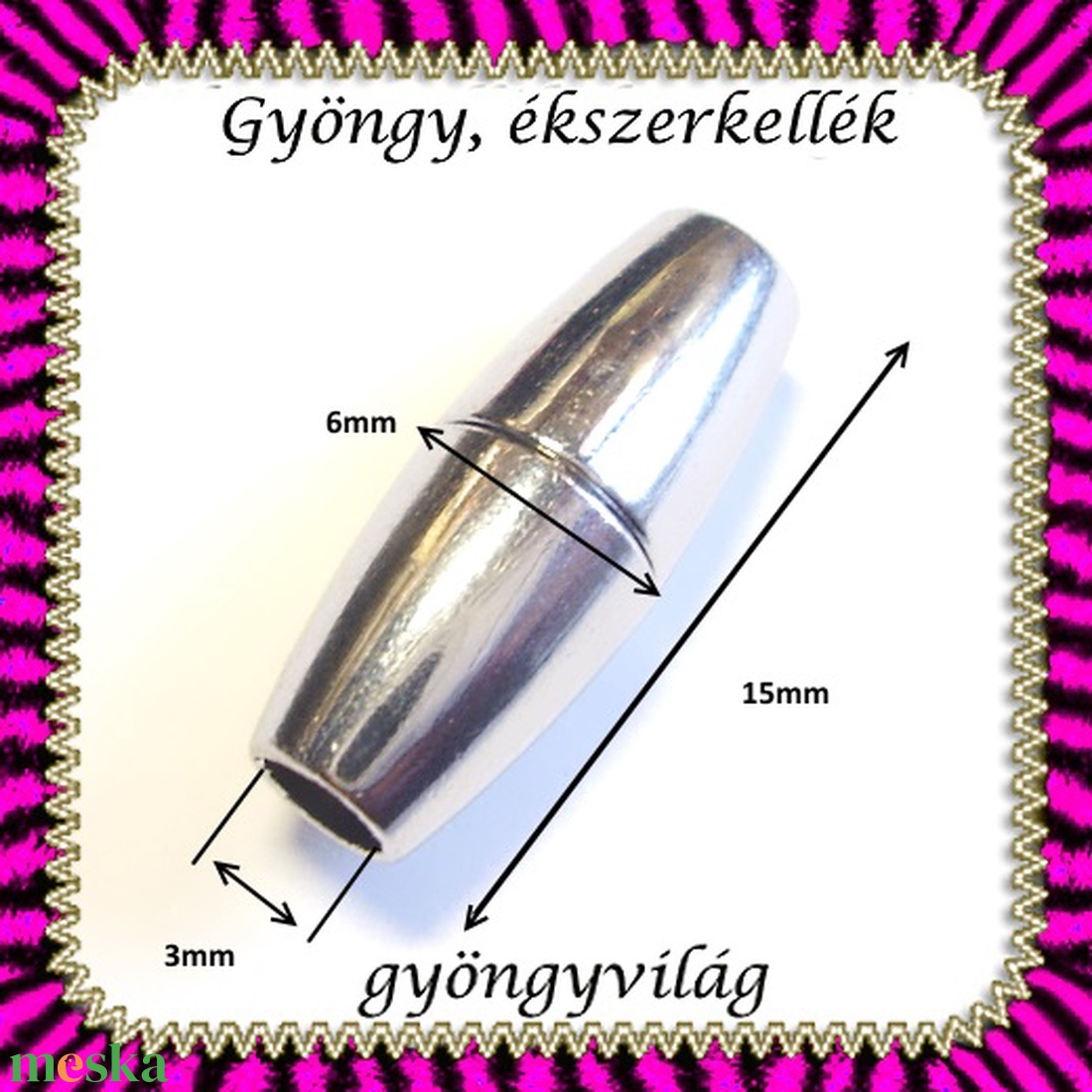 Ékszerkellék: lánckapocs BLK-1S-10 mágnes kapocs 2 db/csomag - kellékek & szerszámok - gyöngyfűzés kellékek - egyéb alkatrész - Meska.hu Ékszerkellék: lánckapocs BLK-1S-10 mágnes kapocs 2 db/csomag - kellékek & szerszámok - gyöngyfűzés kellékek - egyéb alkatrész - Meska.hu