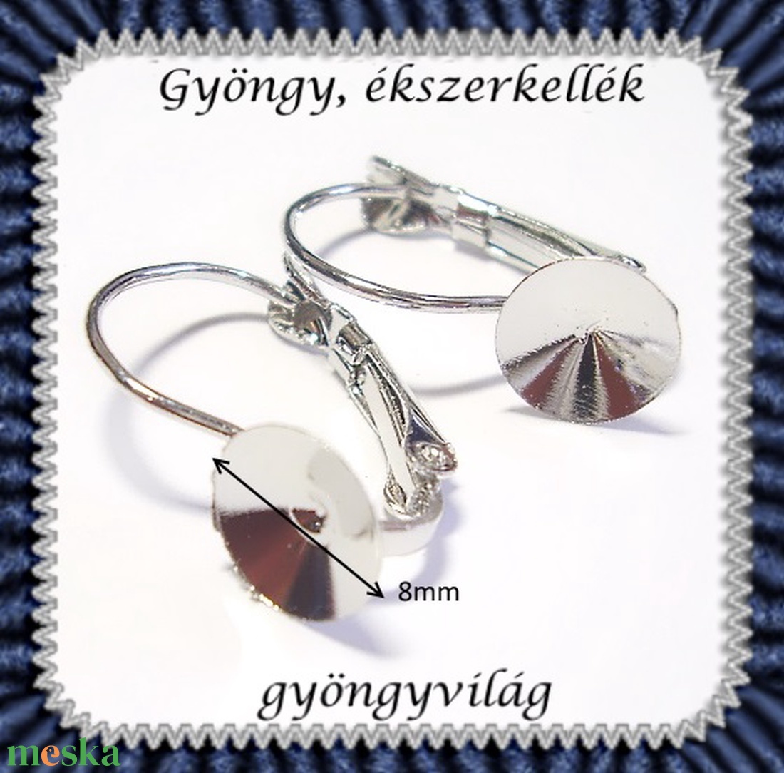 Kristály rivoli 8mm-es 8db/cs ÜGY-RI08 - gyöngy, ékszerkellék - swarovski kristályok - Meska.hu Kristály rivoli 8mm-es 8db/cs ÜGY-RI08 - gyöngy, ékszerkellék - swarovski kristályok - Meska.hu