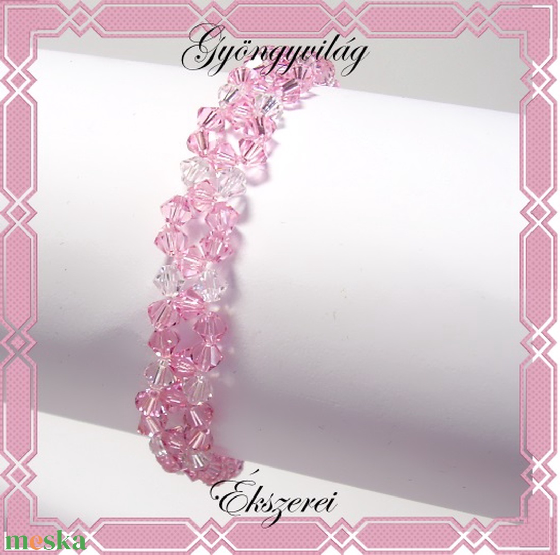 Swarovski kristály gyöngy karkötő bevizsgált 925-ös sterling ezüst kapoccsal SKE-SW03 c-lr - ékszer - karkötő - bogyós karkötő - Meska.hu Swarovski kristály gyöngy karkötő bevizsgált 925-ös sterling ezüst kapoccsal SKE-SW03 c-lr - ékszer - karkötő - bogyós karkötő - Meska.hu