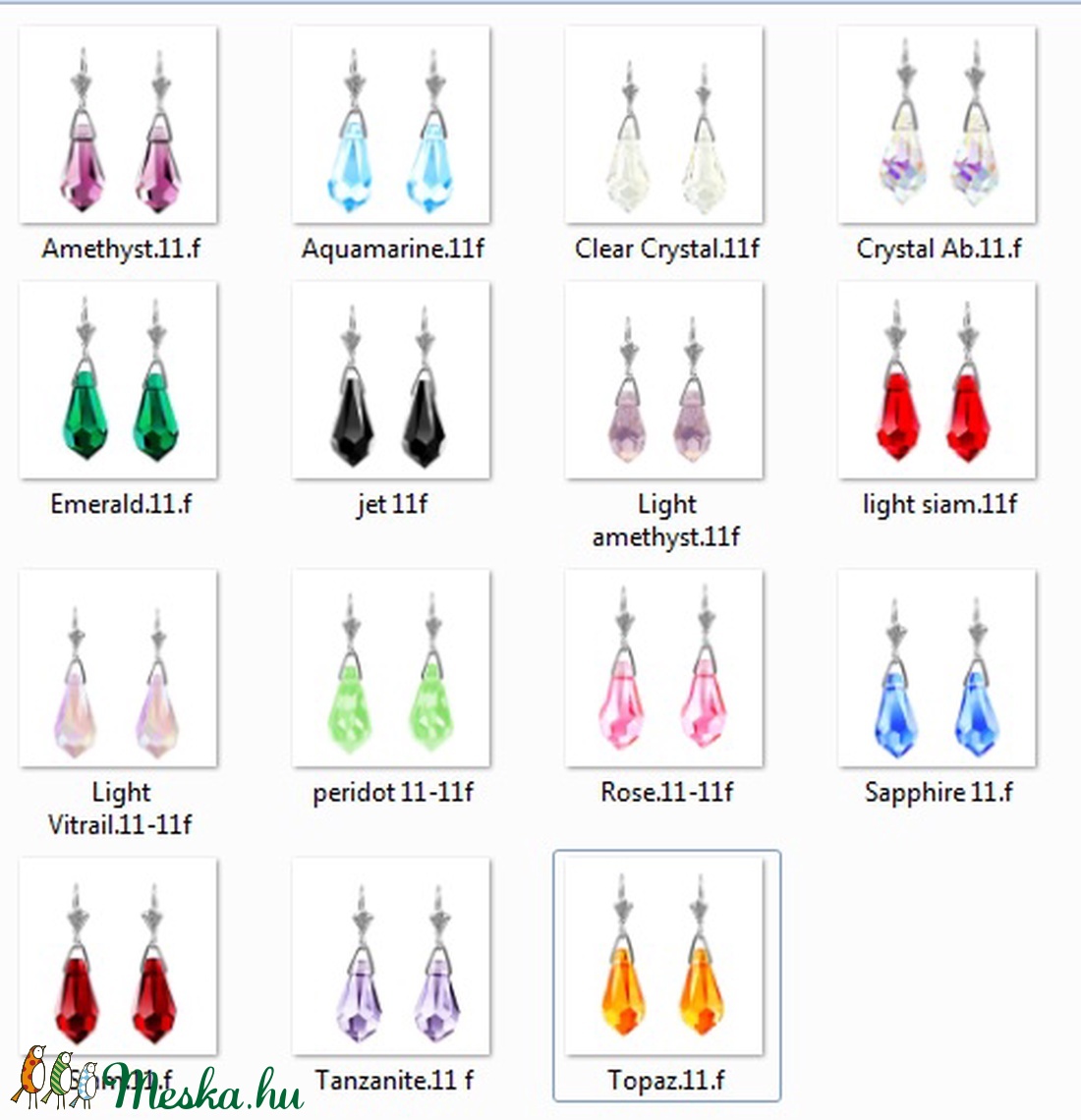 Ékszerek-fülbevalók: Swarovski csepp fülbevaló, ezüstözött kapoccsal SSZEB-SW6000-F11 - ékszer - fülbevaló - lógó fülbevaló - Meska.hu Ékszerek-fülbevalók: Swarovski csepp fülbevaló, ezüstözött kapoccsal SSZEB-SW6000-F11 - ékszer - fülbevaló - lógó fülbevaló - Meska.hu