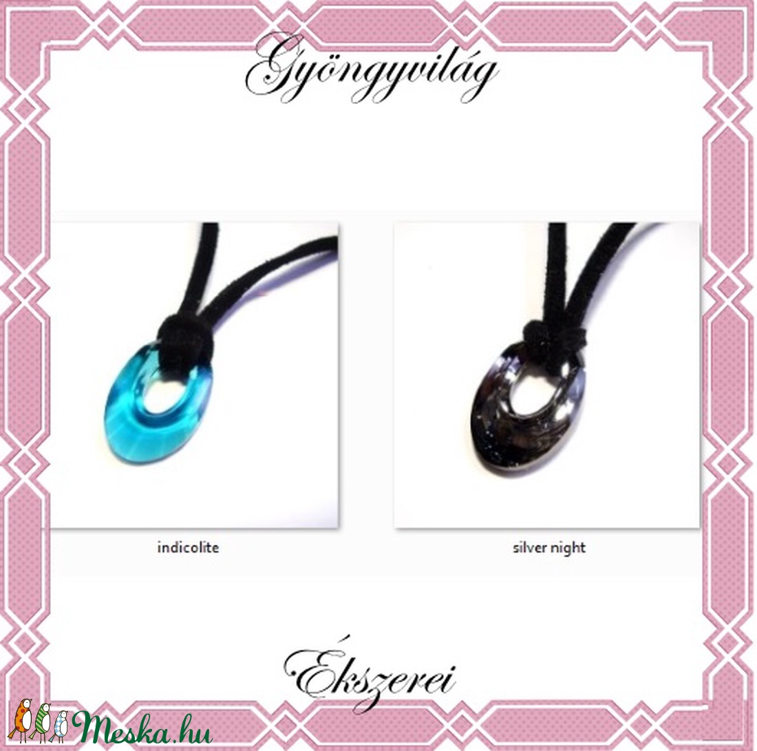 Swarovski kristály nyaklánc -20mm-es helios több színben - ékszer - nyaklánc - medálos nyaklánc - Meska.hu Swarovski kristály nyaklánc -20mm-es helios több színben - ékszer - nyaklánc - medálos nyaklánc - Meska.hu