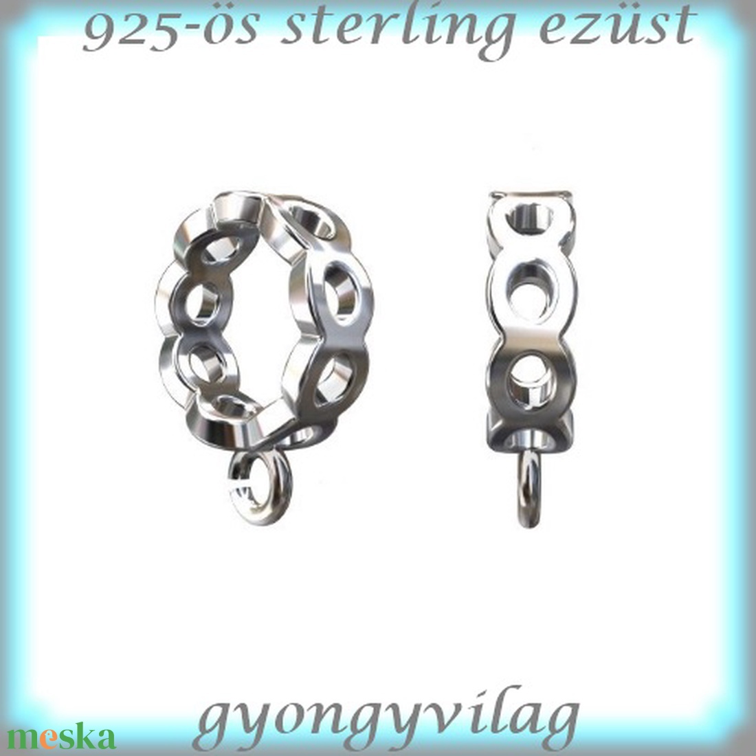 925-ös ezüst medáltartó EMT 29 - gyöngy, ékszerkellék - egyéb alkatrész - Meska.hu 925-ös ezüst medáltartó EMT 29 - gyöngy, ékszerkellék - egyéb alkatrész - Meska.hu