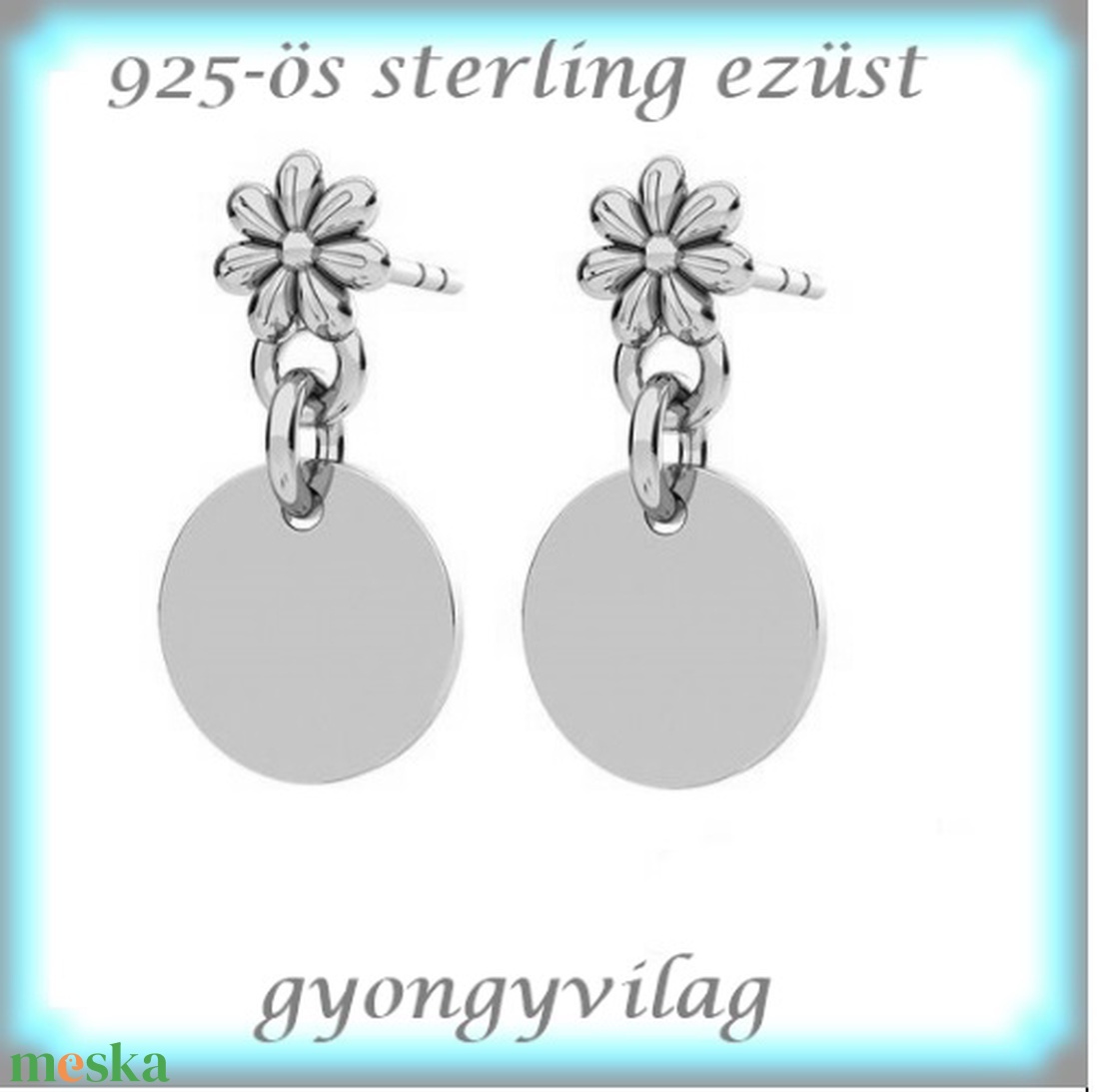 925-ös sterling ezüst ékszerkellék: fülbevaló kapocs, bedugós EFK B 37 - kellékek & szerszámok - ékszerkellék - fülbevaló kapocs - Meska.hu 925-ös sterling ezüst ékszerkellék: fülbevaló kapocs, bedugós EFK B 37 - kellékek & szerszámok - ékszerkellék - fülbevaló kapocs - Meska.hu