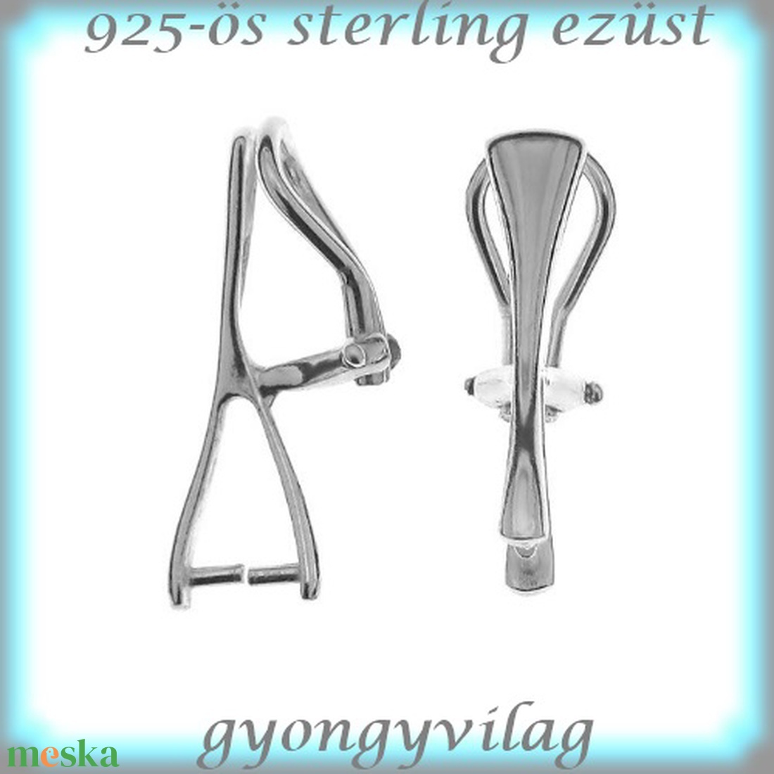 925-ös sterling ezüst ékszerkellék: fülbevaló kapocs, biztonsági-francia kapcsos, klipsz EFK KL 03 - gyöngy, ékszerkellék - egyéb alkatrész - Meska.hu 925-ös sterling ezüst ékszerkellék: fülbevaló kapocs, biztonsági-francia kapcsos, klipsz EFK KL 03 - gyöngy, ékszerkellék - egyéb alkatrész - Meska.hu