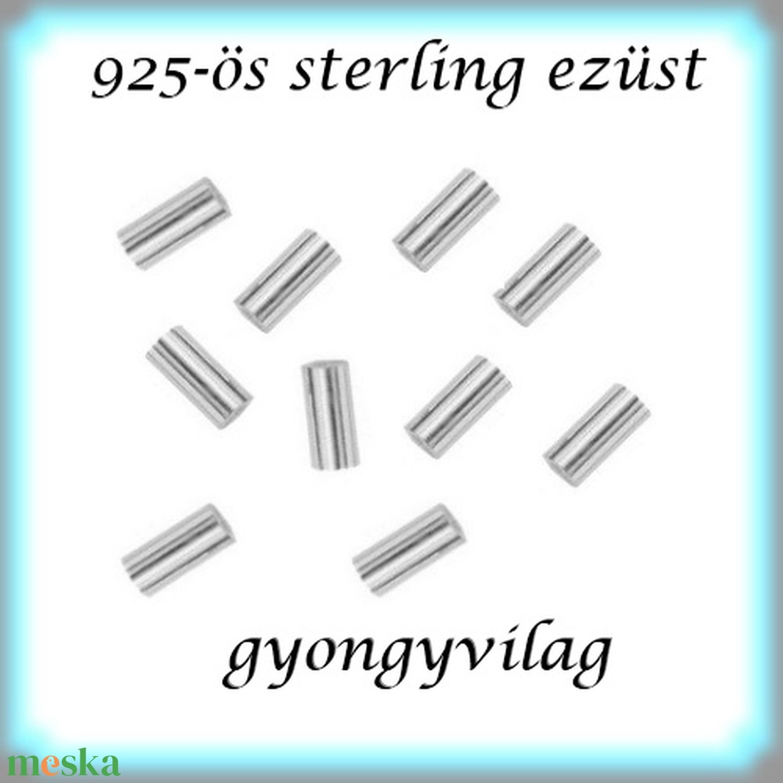 925-ös sterling ezüst ékszerkellék: köztes / gyöngy / dísz EKÖ 19 1,5x2x0,25 10db/cs - kellékek & szerszámok - gyöngyfűzés kellékek - fém köztesek - Meska.hu 925-ös sterling ezüst ékszerkellék: köztes / gyöngy / dísz EKÖ 19 1,5x2x0,25 10db/cs - kellékek & szerszámok - gyöngyfűzés kellékek - fém köztesek - Meska.hu