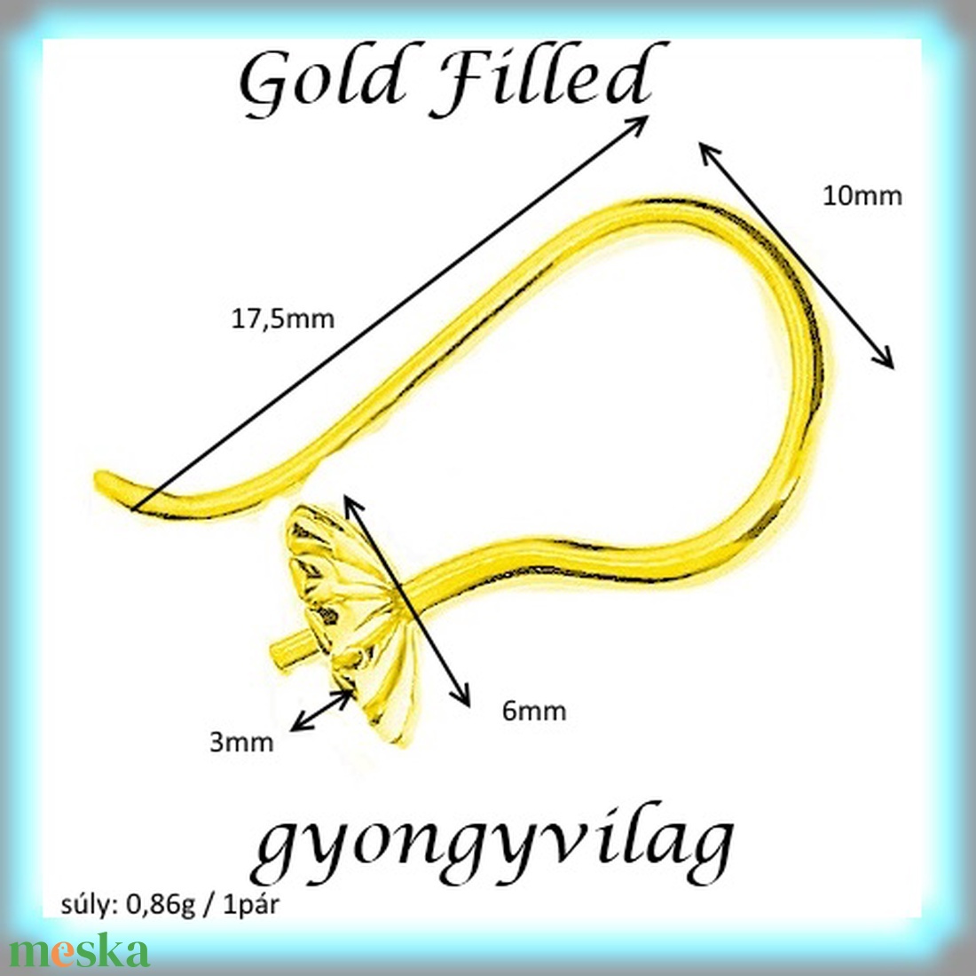 925-ös sterling ezüst ékszerkellék: fülbevaló kapocs, akasztós EFK A 70 g - gyöngy, ékszerkellék - egyéb alkatrész - Meska.hu 925-ös sterling ezüst ékszerkellék: fülbevaló kapocs, akasztós EFK A 70 g - gyöngy, ékszerkellék - egyéb alkatrész - Meska.hu
