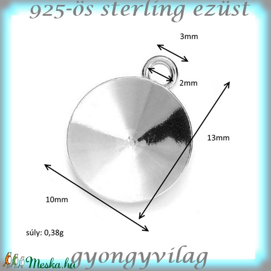 925-ös finomságú sterling ezüst kandeláber/ továbbépíthető köztes /tartó elem 10mm-es rivolihoz EKA 60 - kellékek & szerszámok - gyöngyfűzés kellékek - egyéb alkatrész - Meska.hu 925-ös finomságú sterling ezüst kandeláber/ továbbépíthető köztes /tartó elem 10mm-es rivolihoz EKA 60 - kellékek & szerszámok - gyöngyfűzés kellékek - egyéb alkatrész - Meska.hu