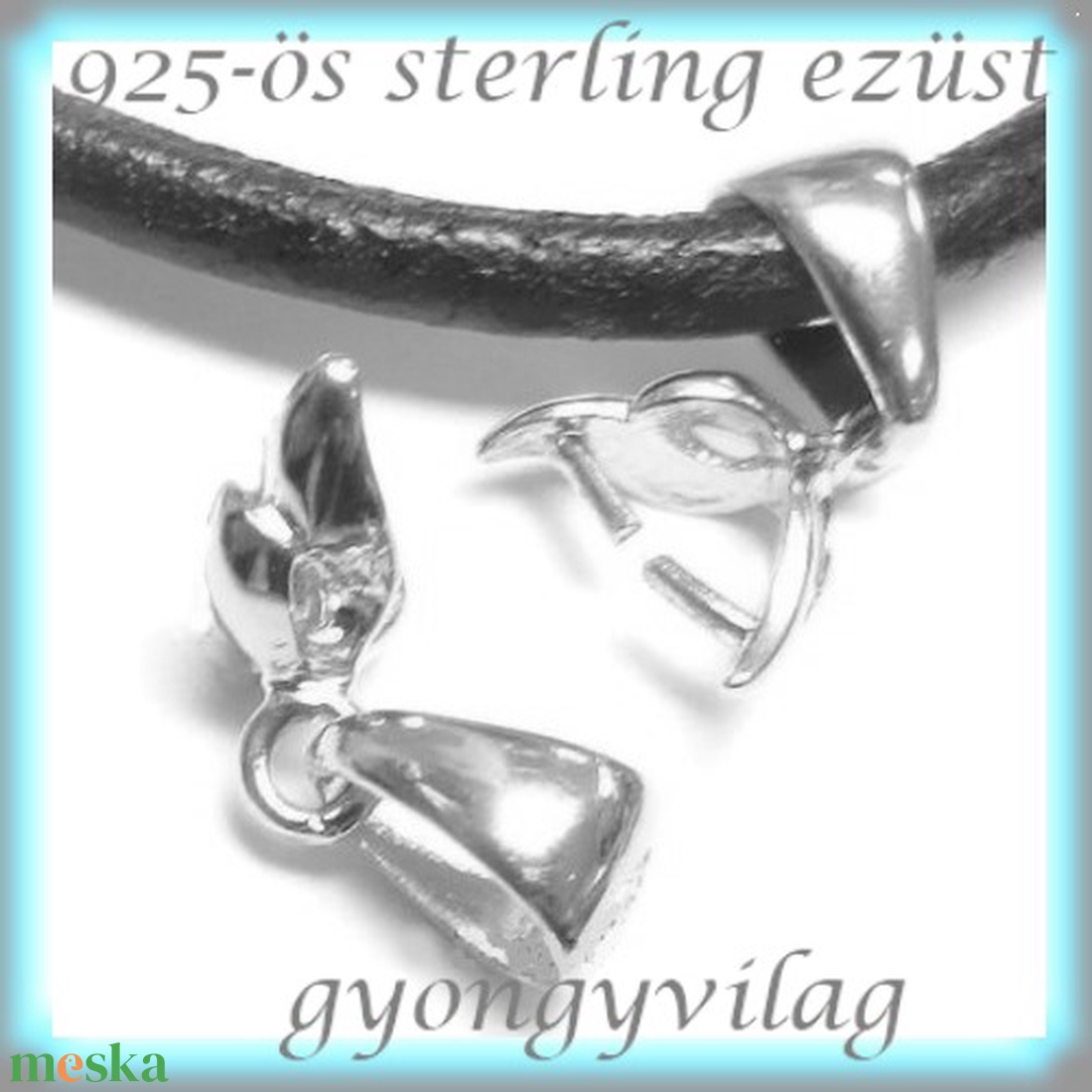 925-ös ezüst medálkapocs EMK 11 - kellékek & szerszámok - ékszerkellék - medáltartó, medálkapocs - Meska.hu 925-ös ezüst medálkapocs EMK 11 - kellékek & szerszámok - ékszerkellék - medáltartó, medálkapocs - Meska.hu