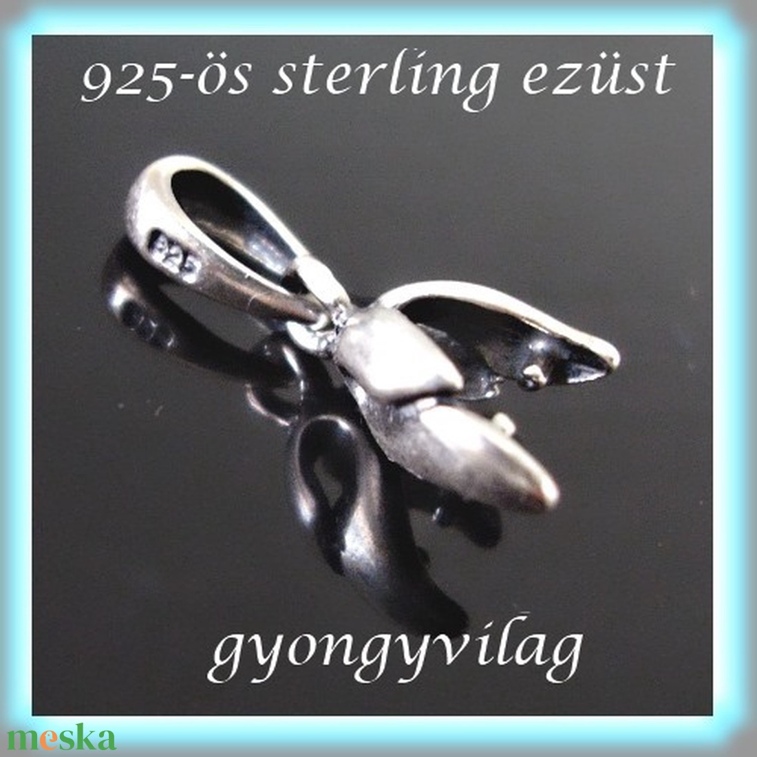 925-ös ezüst medálkapocs EMK 11 - kellékek & szerszámok - ékszerkellék - medáltartó, medálkapocs - Meska.hu 925-ös ezüst medálkapocs EMK 11 - kellékek & szerszámok - ékszerkellék - medáltartó, medálkapocs - Meska.hu