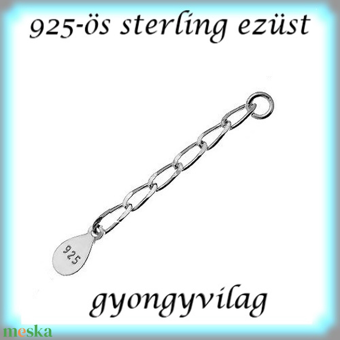 925-ös ezüst lánchosszabbító ELK LH 02 - kellékek & szerszámok - ékszerkellék - lánchosszabbító - Meska.hu 925-ös ezüst lánchosszabbító ELK LH 02 - kellékek & szerszámok - ékszerkellék - lánchosszabbító - Meska.hu