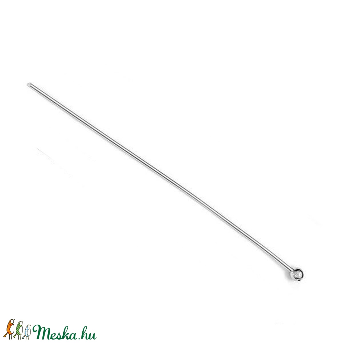 925-ös sterling ezüst ékszerkellék: szerelőpálca gömb végű ESZP G 30x0,65r - gyöngy, ékszerkellék - egyéb alkatrész - Meska.hu 925-ös sterling ezüst ékszerkellék: szerelőpálca gömb végű ESZP G 30x0,65r - gyöngy, ékszerkellék - egyéb alkatrész - Meska.hu