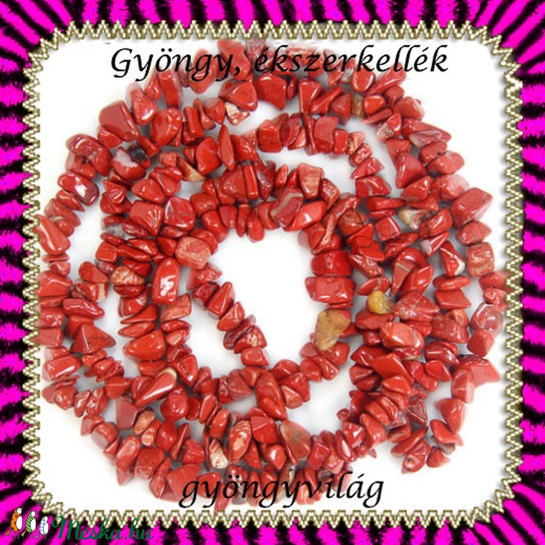 ásvány chips fűzér 6-10 mm-es red jasper - kellékek & szerszámok - gyöngyfűzés kellékek - egyéb alkatrész - Meska.hu ásvány chips fűzér 6-10 mm-es red jasper - kellékek & szerszámok - gyöngyfűzés kellékek - egyéb alkatrész - Meska.hu
