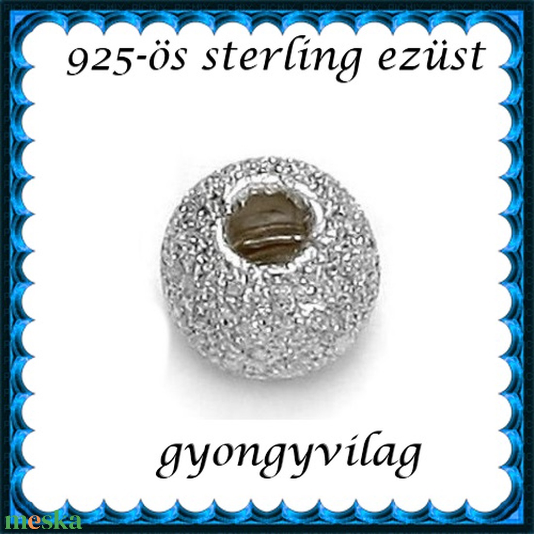 925-ös sterling ezüst ékszerkellék: köztes/gyöngy/díszitőelem EKÖ 34 5mm 2db/csomag - gyöngy, ékszerkellék - fém köztesek - Meska.hu 925-ös sterling ezüst ékszerkellék: köztes/gyöngy/díszitőelem EKÖ 34 5mm 2db/csomag - gyöngy, ékszerkellék - fém köztesek - Meska.hu