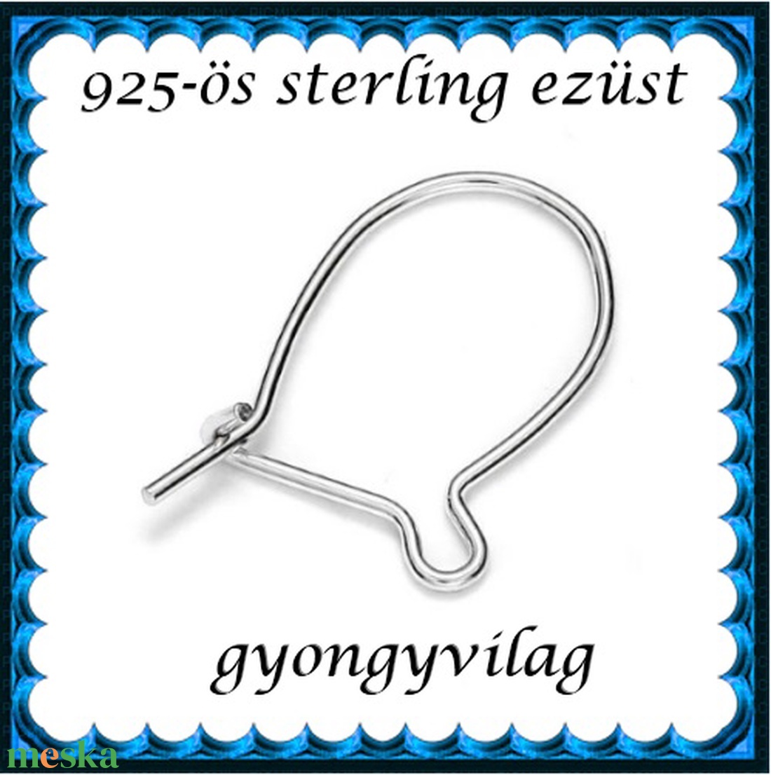 925-ös sterling ezüst ékszerkellék: fülbevalóalap biztonsági kapoccsal EFK K 17e - gyöngy, ékszerkellék - egyéb alkatrész - Meska.hu 925-ös sterling ezüst ékszerkellék: fülbevalóalap biztonsági kapoccsal EFK K 17e - gyöngy, ékszerkellék - egyéb alkatrész - Meska.hu