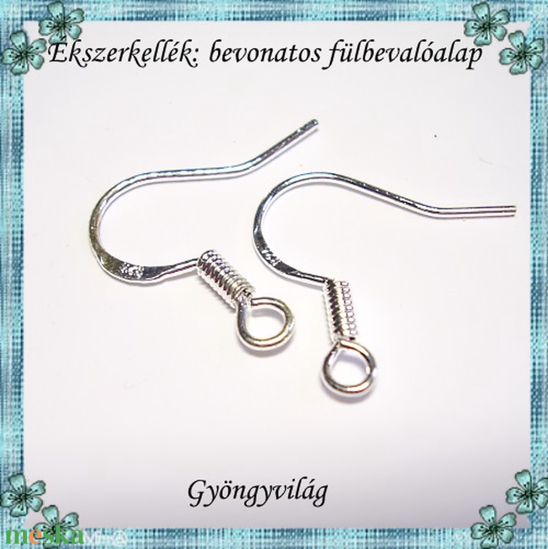 Ezüstel bevont ékszerkellék: fülbevalóalap E925-FK01 10pár/cs - kellékek & szerszámok - ékszerkellék - fülbevaló alap - Meska.hu Ezüstel bevont ékszerkellék: fülbevalóalap E925-FK01 10pár/cs - kellékek & szerszámok - ékszerkellék - fülbevaló alap - Meska.hu